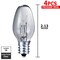 4Pk - Philips 4w 120v C7 E12 Night Light bulb Clear Incandescent Light Bulb